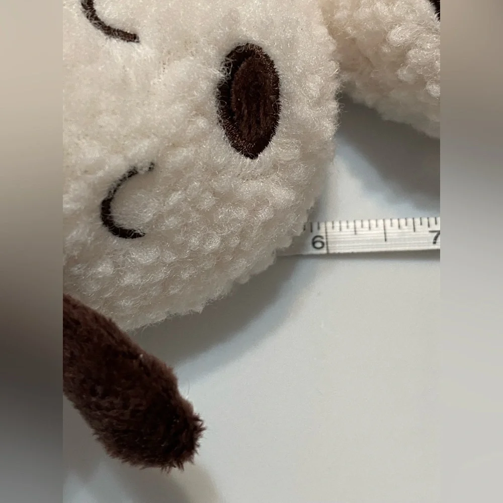 Cute Dog Face Little kids Slippers Size S/M cream